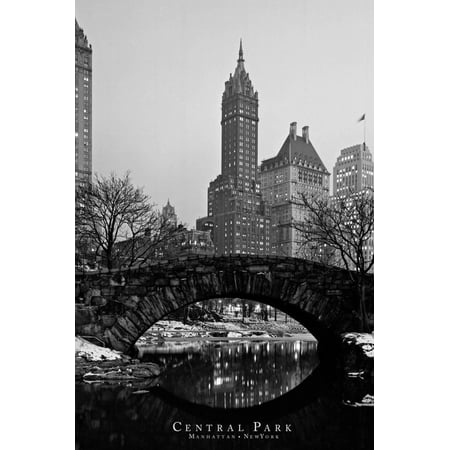 Central Park, Manhattan, NYC Poster - 24x36 (Best Parks In Nyc)