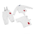 thumbnail image 1 of 350NW Fencing Pants Jacket Vest Set for Kids Crafted From Abrasion Proof Ripstop Fabric Sweat Absorbing Lining Expertly Crafted Seams, 1 of 7