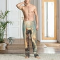thumbnail image 3 of Cauagu Sunshine Cloud Kitten Mens Pajama Pants Sleep & Lounge Pants,PJ Bottoms with Pockets-XX-Large, 3 of 7