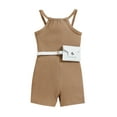 thumbnail image 1 of Ropa Para Bebé (Niño O Niña), Atuendo Para Niño Pequeño, Chaleco De Algodón De Color Sólido A La Moda, Riñonera, Mono, Traje De Café Odeerbi  LM103-3735, 1 of 9