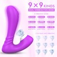 thumbnail image 4 of Vibradores de bragas invisibles para mujer, bragas inalámbricas de succión oral, juguetes para adultos, juguetes sexuales para mujeres, vibrador de placer con control remoto, succión de clítoris, vibr, 4 of 7