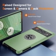 thumbnail image 4 of KOMI for Google Pixel 7 Pro Case, Slim Fit Case for Pixel 7 Pro with Invisible Ring Kickstand, [Military Grade Drop Tested] Dual Layer Shockproof Protective Phone Case for Pixel 7 Pro 6.7", Green, 4 of 5