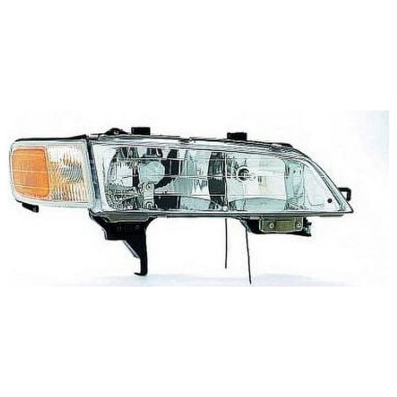 Right Passenger Side Combination Headlight Assembly - Compatible with 1994 - 1997 Honda Accord Coupe / Sedan / Wagon 1995 1996