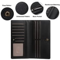 thumbnail image 5 of FALAN MULE Ultra Slim Thin Women Wallet RFID Blocking Card Holder Leather Bifold Ladies Wallet, 5 of 7
