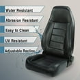 thumbnail image 4 of Adjustable High Back Replacement Seats, Black Vinyl, Compatible with Military Humvee, Adapter Required- SET OF 4, 4 of 4