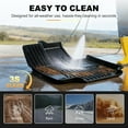 thumbnail image 5 of Floor Liners Fit for Toyota RAV4 2019-2025 (Not Fit Hybrid): All Weather Automotive Floor Mats - 1st & 2nd Row Full Set Rubber Floor Liners - Anti Skid Car Mats, 5 of 5