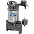 thumbnail image 1 of Superior Pump 1/2 HP 2 Inch Discharge Stainless Steel Vertical Switch Sump Pump, 1 of 10