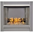 thumbnail image 1 of Duluth Forge Ventless Stainless Outdoor Gas Fireplace Insert with Reflective Crystal Glass Media - 24,000 BTU, Manual Control - Model# DF450SS-G, 1 of 4