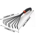 thumbnail image 2 of TACILIP The Ergonomic Handle Rake for Gardening Is Used for Withered Leaves and Loosening Making It for Maintaining Elevated Gardens Garden Tools, Mom Gifts, 2 of 5