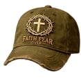 thumbnail image 2 of WKSCLPAI Art Print Casual Hat, True Light Faith Vintage Baseball Hat, Men Women Casual Golf Hats for Outdoor Activities, Everyday Use, Army Green, 2 of 3