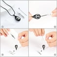thumbnail image 2 of Teardrop Tree of life printed cremation pendant small urns for ashes keepsake urn necklace cremation ashes jewellery keepsake mini urns-Color Black, 2 of 4
