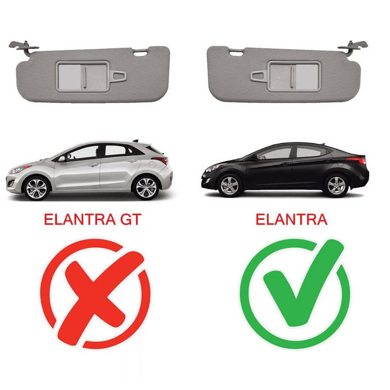 Hyundai elantra 2013 sun visor discount
