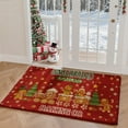thumbnail image 2 of 3PCS Kitchen Mat set,Welcome Door Flannel Rug,Home Decor for Front Door,Kitchen, Bathroom,Christmas Trees Gingerbread Men Presents ,Gifts for family and friends., 2 of 9