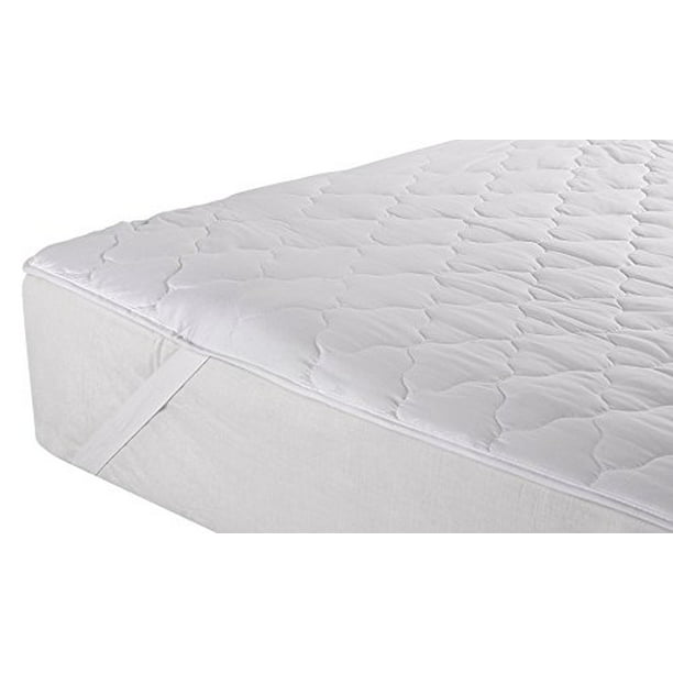 College Dorm Twin Extra Long Quilted Mattress Pad Cotton/Polyester 