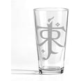 thumbnail image 2 of Engraved 16oz Pint Glass Inspired By JRR Tolkien's One Ring and Middle Earth | Unique Elvish Wizard Decor | Perfect Christmas Gift, 2 of 6