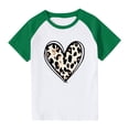 thumbnail image 1 of Rbaofujie T-Shirt à Manches Courtes à Col Rond pour Fille avec Imprimé Graphique de Lettres, 1 of 9
