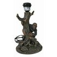 thumbnail image 5 of Mythical Creature Sasquatch Big Foot Cryptid Ape by Tree Trunk Table Lamp Decor, 5 of 9