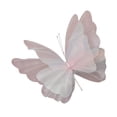 thumbnail image 3 of artificial gigante de gasa falsa, malla de exhibición de mariposas, decoración de pared para bodas, bricolaje, cumpleaños, interiores y Rosa, 3 of 8