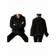thumbnail image 3 of Jacket Women Oversized Zip Up Fall Jackets Winter Coats Faux Fur Warm Outwear 2025 Fashion Clothing Black XXL, 3 of 7