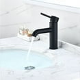 thumbnail image 3 of Tubize Single Hole Single-Handle Bathroom Faucet in Matte Black, 3 of 8