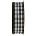 thumbnail image 3 of Offray Ribbon, Black 7/8 inch Gingham Check Woven Ribbon, 9 feet, 3 of 10