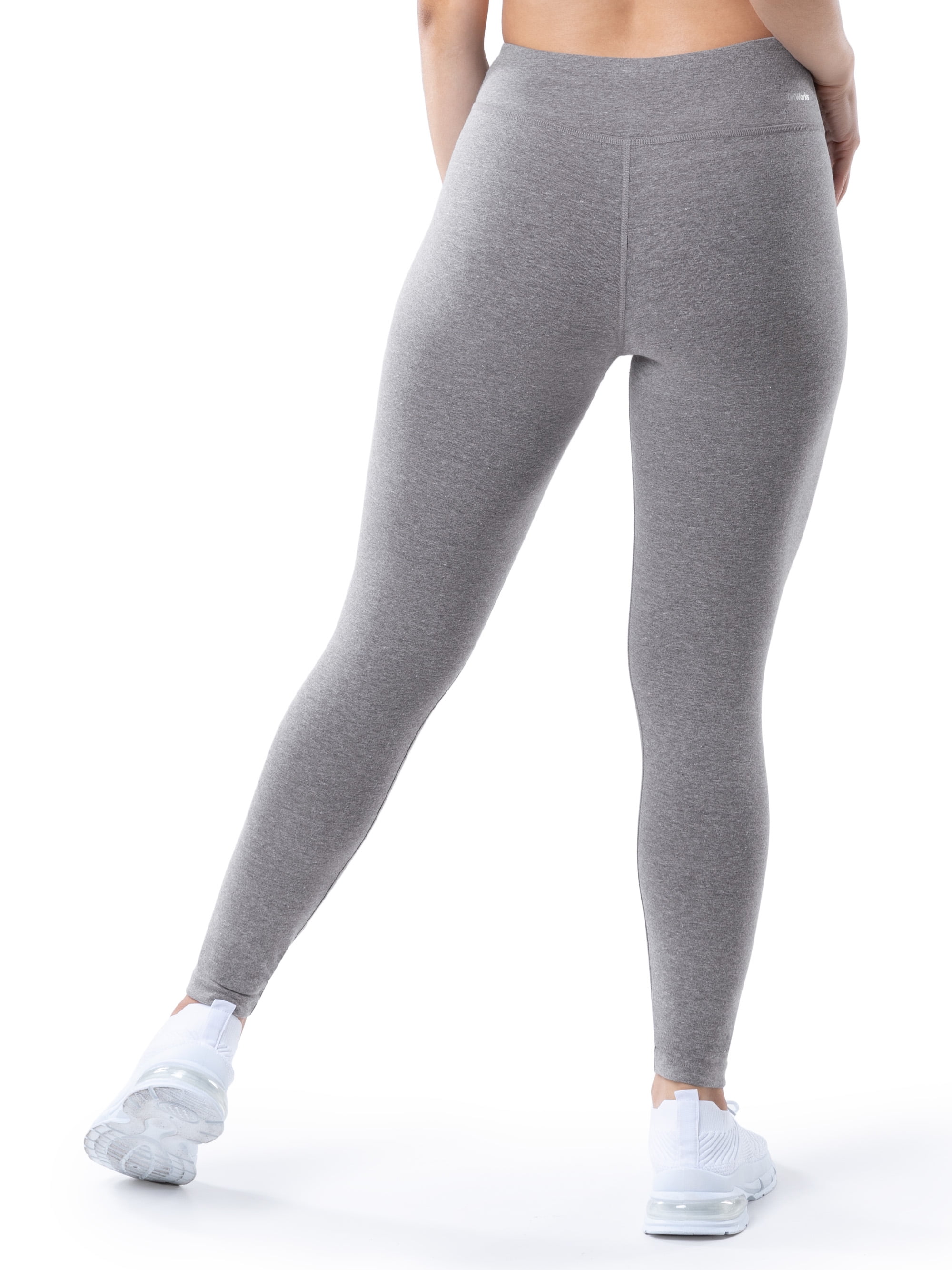 Athletic Works Women's DriWorks Active Sport Tight Gray Leggings Yoga Pants