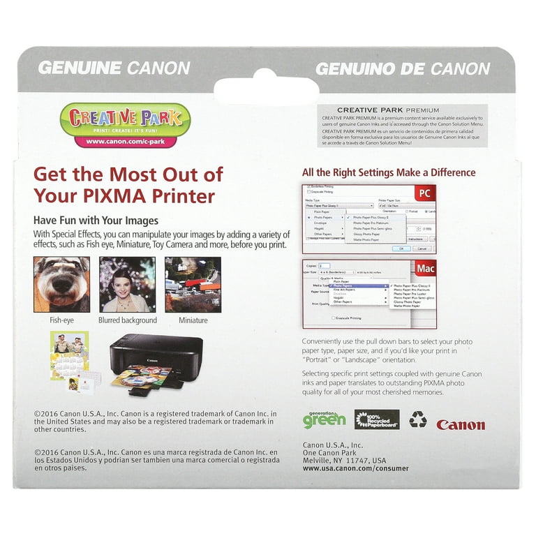 Canon PG-240XL/CL-241XL/GP-502 High Yield Ink Cartridges + Photo