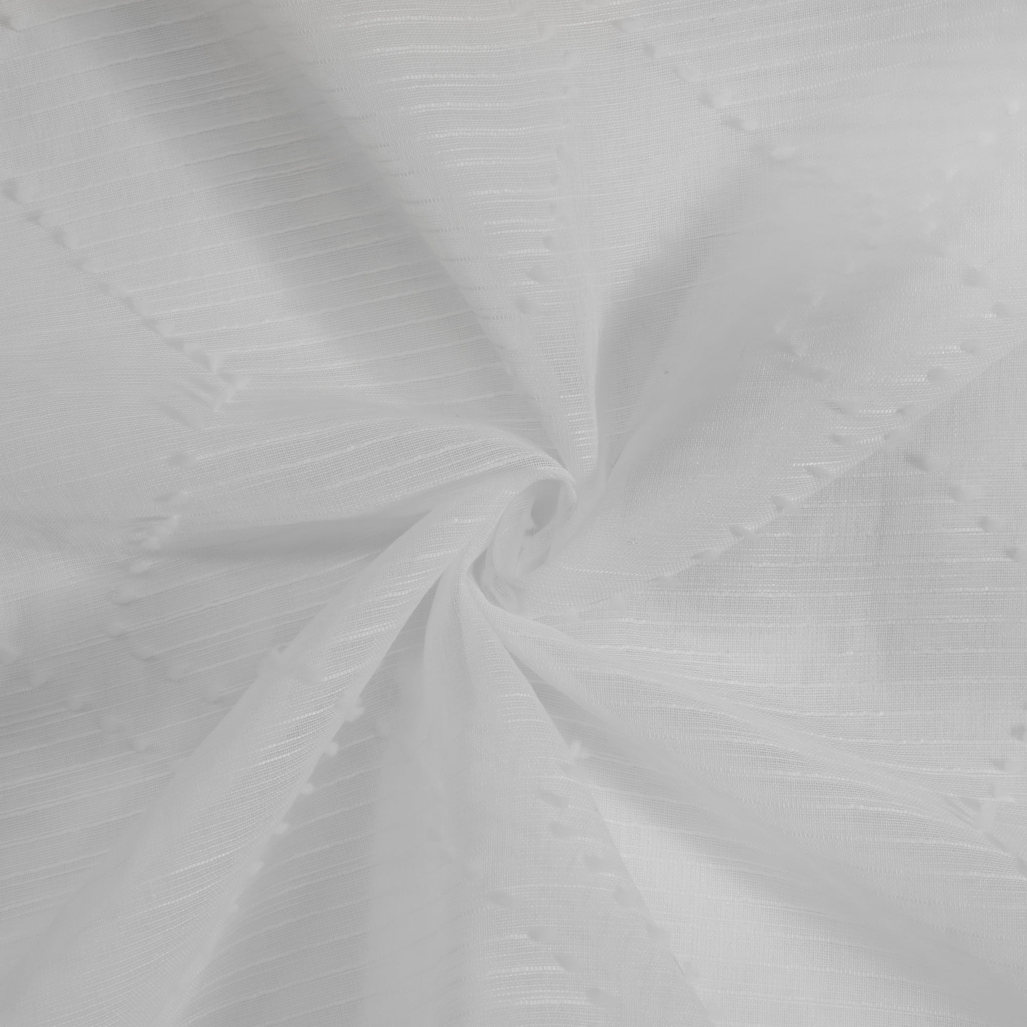 Loft Living Dimitro Sheer Grommet Indoor Curtain 52 x 108 in White