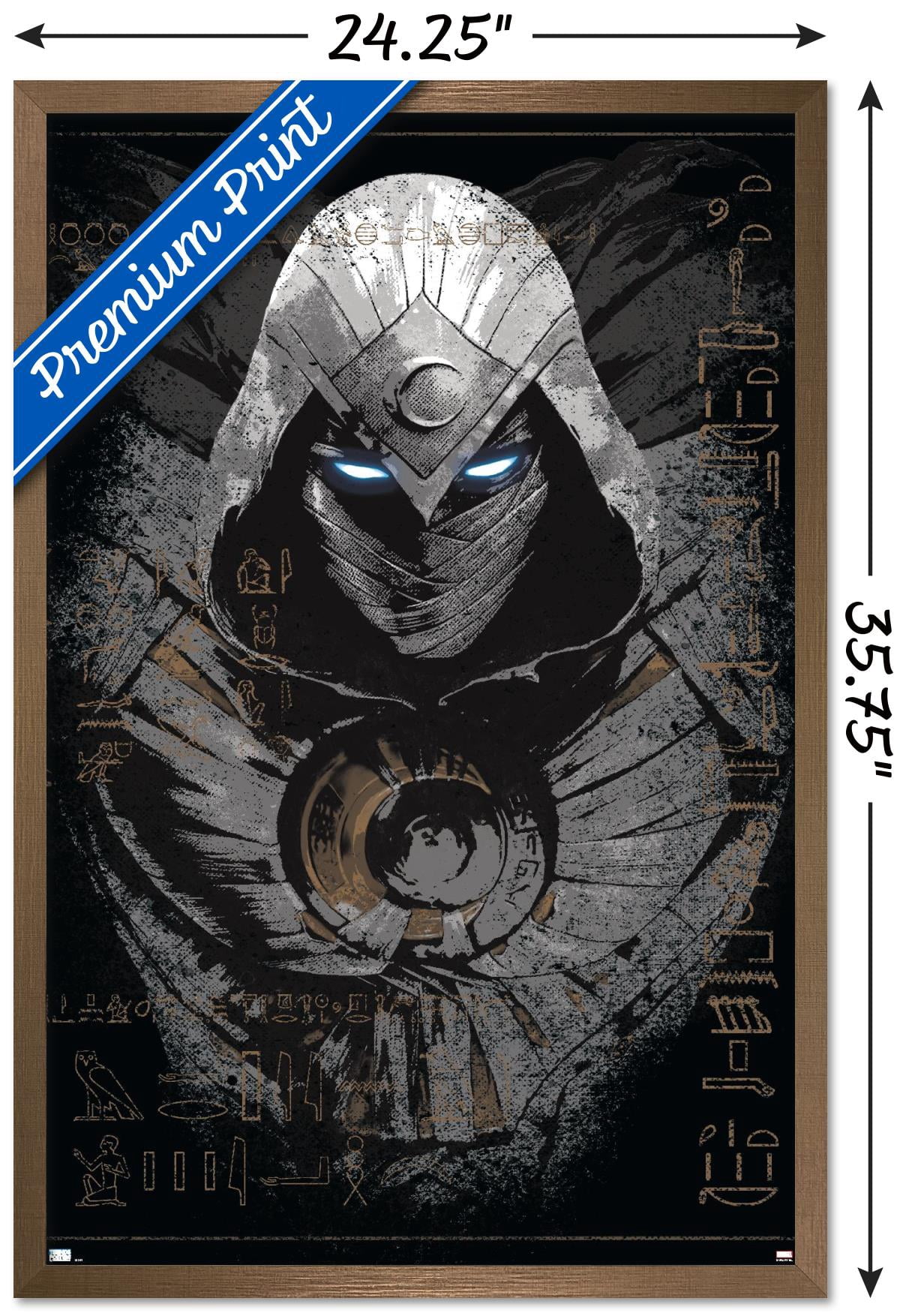 Marvel Moon Knight - Close-Up Wall Poster, 22.375" x 34" Framed