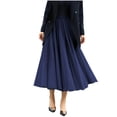 thumbnail image 5 of Womens Boho Maxi Skirt A Line Skirts Tiered Long Skirts Flowy Ruffle Elastic Waist Dresses Boho Renaissance Skirt Flared Ruffle Skirts Beach Vacation Going Out Outfits, 5 of 6