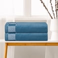 thumbnail image 3 of REGALWOVEN Bath Towels Set Pack of 2, Soft Highly Absorbent Bath Towels Quick Drying Towels for Body Blue-2 28' x 56', 3 of 8