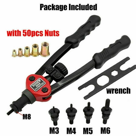 Tools Office Supplies Clearance Sale premium Easy Automatic Riveting Tool Set Dual-Hand Manual Riveting Nut Tool Set Black