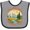 Heather and Black, variant on Inktastic Yellowstone National Park Vintage Design Boys or Girls Baby Bib