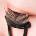 thumbnail image 5 of 2 Pcs Steel Needle Eyelash Brush Metal Eyelash Curler Eyelash Separator Semi-Curved Eyebrow Brush Grafting Implant Eyelash Combing Tool Mascara Assistant, 5 of 5