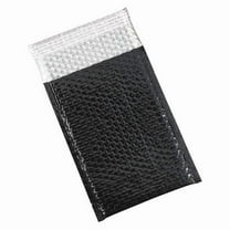 Partners Brand Bubble Mailers,7.5x11",Black,PK72 GBM0711BK