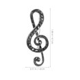 thumbnail image 4 of Broche à Épingle pour Femmes Collier de Note Musicale en Strass Bijou Broche de Note, 4 of 8