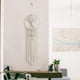 thumbnail image 5 of de macramé para colgar en pared, bohemios tejidos, bohemios para bodas, dormitorio, guardería, decoración de Baoblaze Atrapasueños de macramé, 5 of 7