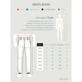 thumbnail image 6 of Ma Croix Mens Skinny and Straight Fit Classic Denim Fabric Jean Variety Collection, 6 of 6