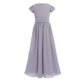 thumbnail image 2 of Aislor Little Big Girls First Communion Gown Sleeveless Bridesmaid Princess Dress, 2 of 7