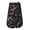 Gold Leaves and Elegant Flower, variant on Dailycode Double Sided Oven Mitt with Loop Heat Resistant Kitchen Long Potholders 7" x 35" Elephants Family Playing