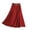 Red, variant on JTieacloth Casual Pleated Skirt Flowy Midi Length A Line Design Versatile Everyday Wear Soft Comfortable Stretch Waistband Lightweight Fabric For Easy Movement And Style,Women's Skirts(Beige)