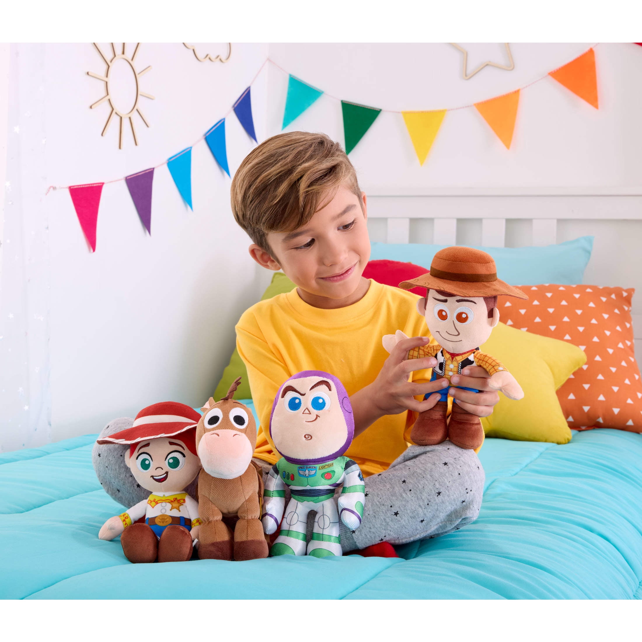Disney and Pixar Toy Story 5 Character Plush Toys, 8 Inch Soft Dolls, Favorite Characters