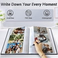 thumbnail image 7 of HeariCro PU Leather 4x6 Photo Album, 300 Pockets with Memo Space & Cover Window, Picture Album for Family, Wedding, Baby & Travel, 7 of 7