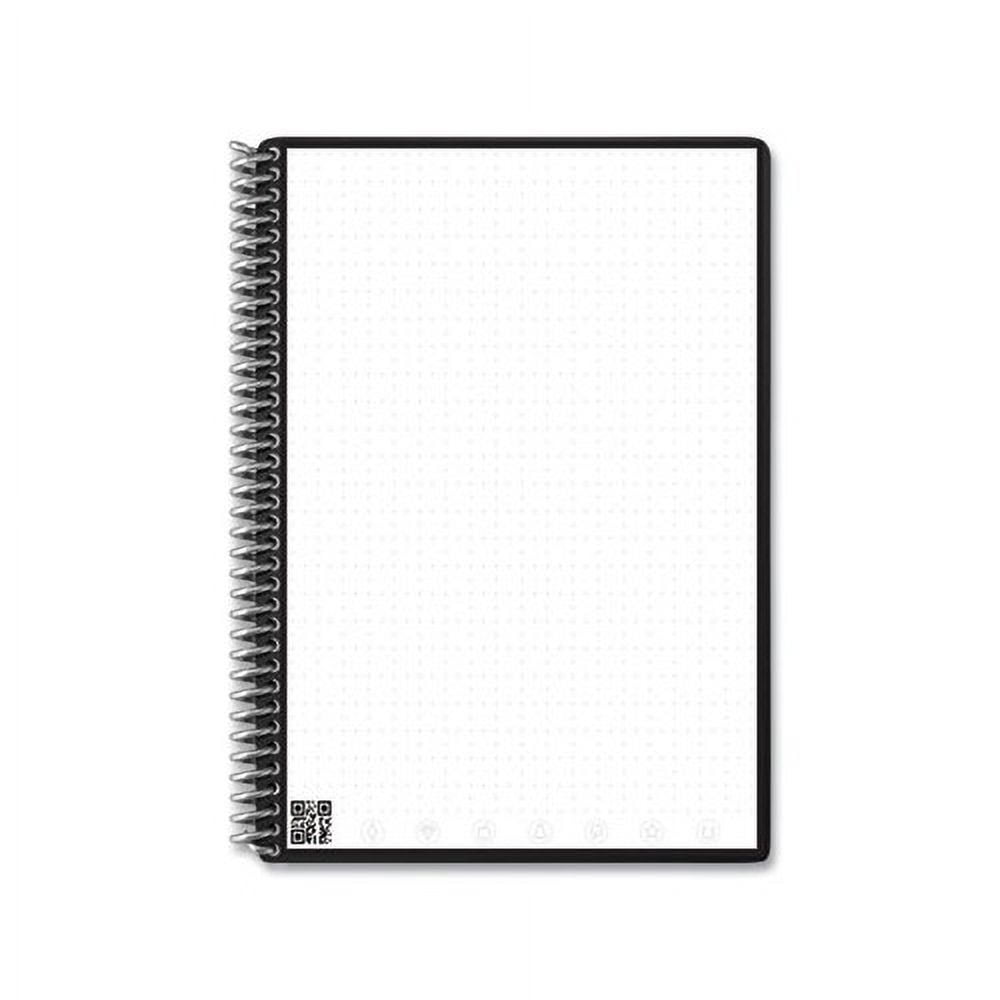 Core Smart Notebook Dotted Rule, Black Cover, 8.8 x 6, 18 Sheets