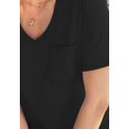 thumbnail image 3 of Woman Within Plus Size Perfect V-Neck Pocket Tee, 3 of 5