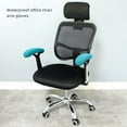 thumbnail image 4 of Office Chair Arm Covers Polyester Fiber Reliable Material 9-15in Easy Cleaning, 4 of 22