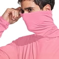 thumbnail image 4 of Upf 50+ Sun Protection Shirts for Men Long Sleeve Sun Shirt with Face Mask Fishing Hiking Lightweight Rash Guard, 4 of 5
