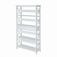 thumbnail image 2 of Convenience Concepts Oxford 5 Tier Bookcase with Drawer, White, All Ages, 2 of 3