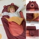 thumbnail image 4 of Saco de dormir para niños Joiedomi, 152 x 69 cm, oso de peluche con almohada, 4 of 7