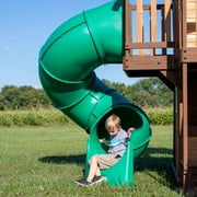 Backyard Discovery Cedar Cove Cedar Wood Swing Set, Slides, Clubhouse, Rock Wall, Grill
